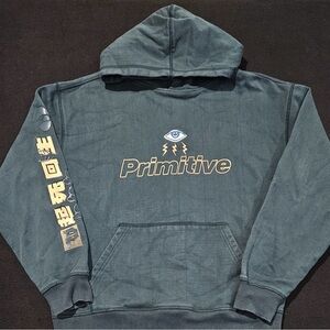 Primitive Skateboards Reboot Vintage Green Hoodie Mens Size‎ Large